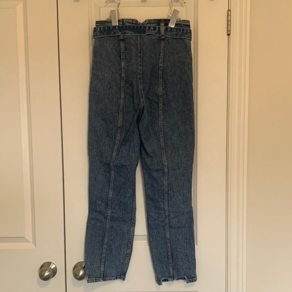 HighWaisted Belted Abercrombie Jeans - Picture 2 of 3